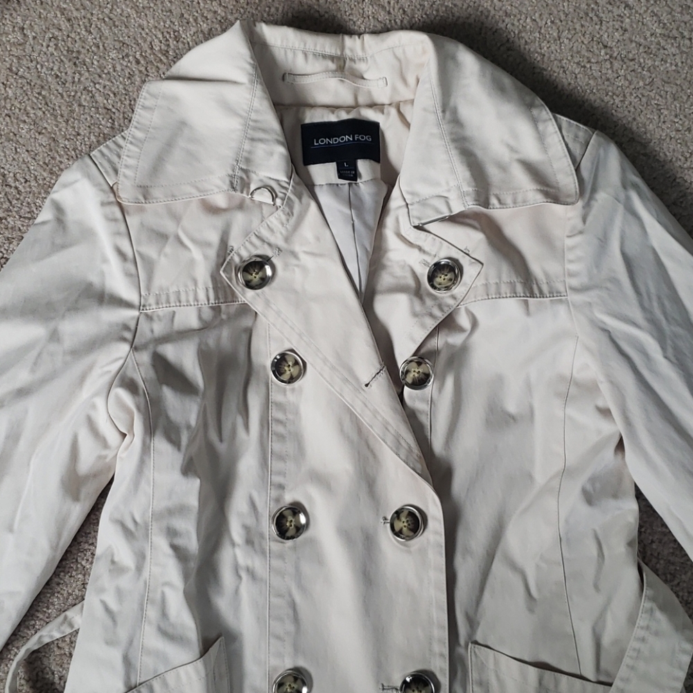 London Fog Trench Coat - Picture 2 of 4
